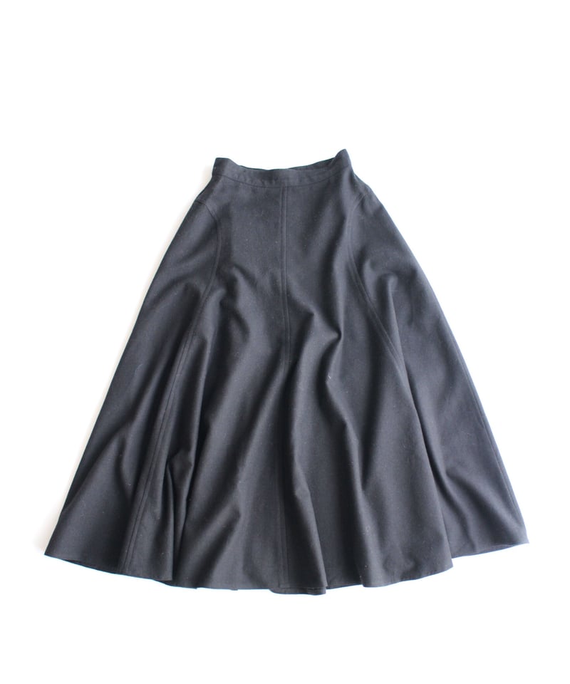 Wool maxi skirt 
