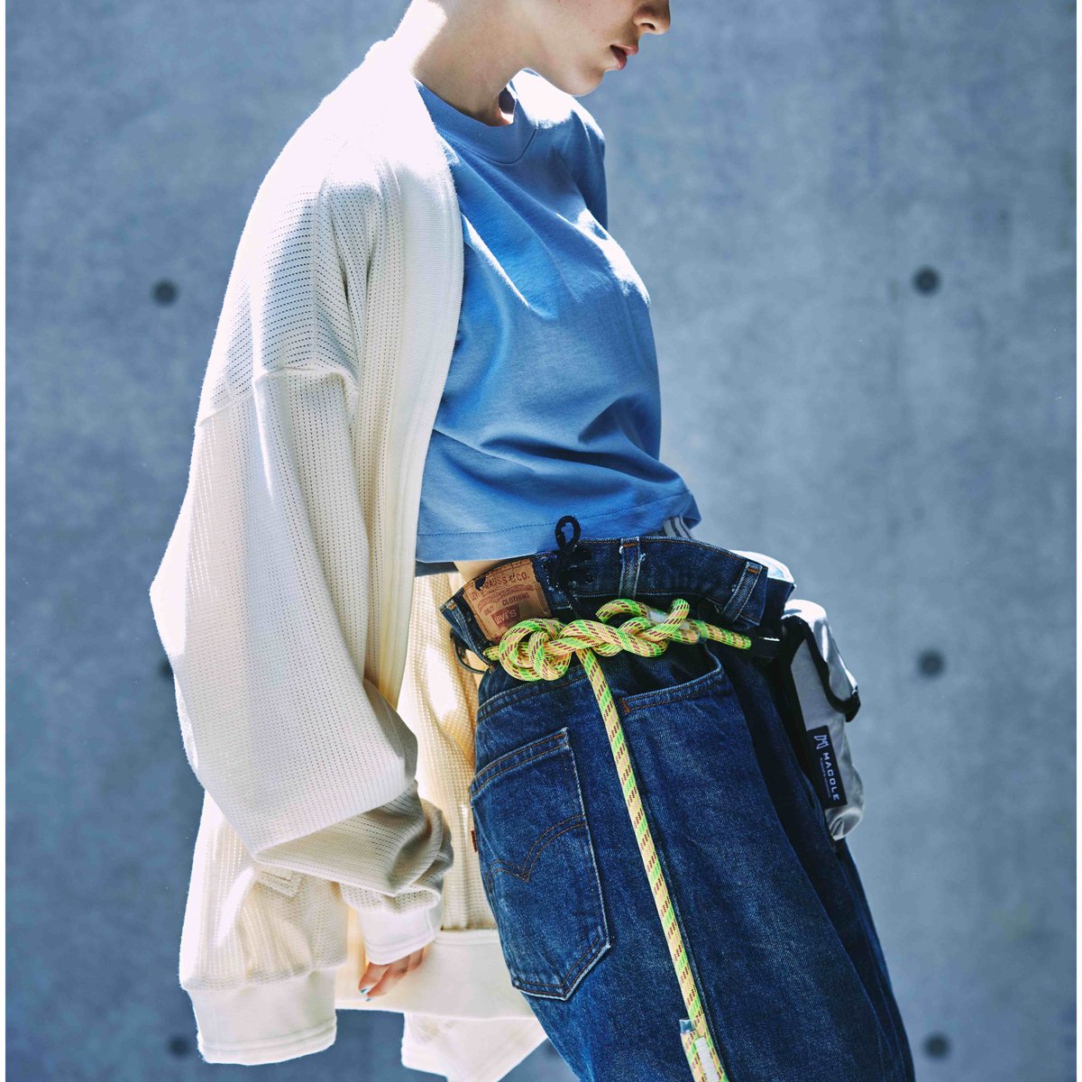 アメリビンテージ ワンショルダー MEDI ENROULER ROPE TOP Ameri VINTAGE - アメリビンテージ ワンショルダー MEDI ENROULER ROPE