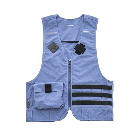 "utility vest"onibegie(blue)/ML-JKT24101