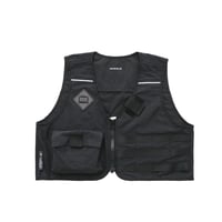 "utility short vest"onibegie(black)/ML-JKT24102