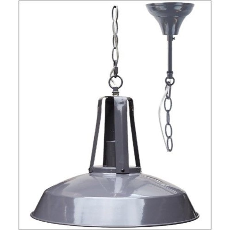 LED 照明【15.5インチ ヴィンテージスタイルライト】《エナメルグレー