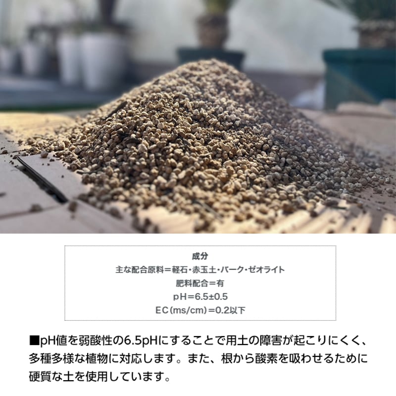 ドライガーデンの土 多肉 園芸土 10リットル ロックガーデン ドライ