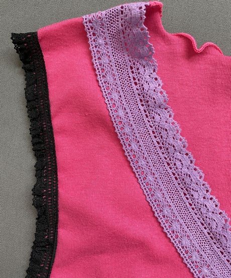 【Sway】<Extra Fabrics Sleeveless/Love> Underwear/Magenta