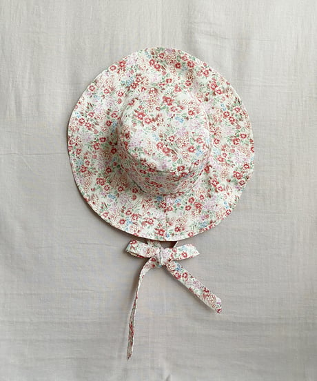 【Sway】<Red flowers pattern> Boonie Hat
