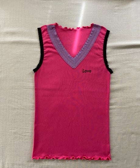 【Sway】<Extra Fabrics Sleeveless/Love> Underwear/Magenta