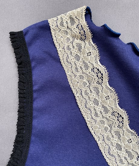 【Sway】<Extra Fabrics Sleeveless/Always> Underwear/Navy