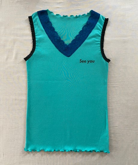 【Sway】<Extra Fabrics Sleeveless/See you> Underwear/Mint