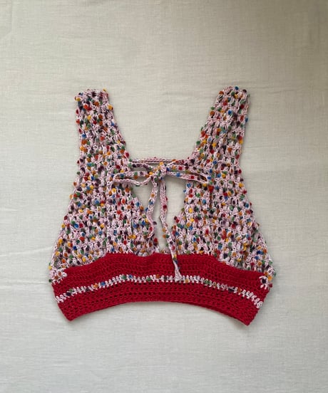 【Sway】<Crochet Bustier> Jelly beans Pink