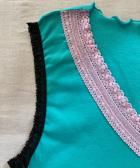 【Sway】<Extra Fabrics Sleeveless/See you> Underwear/Mint