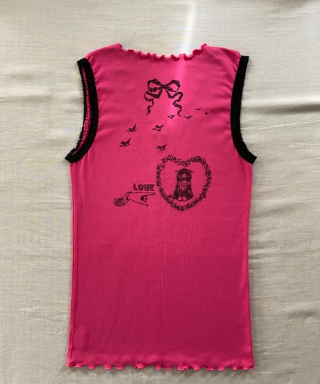【Sway】<Extra Fabrics Sleeveless/Love> Underwear/Magenta