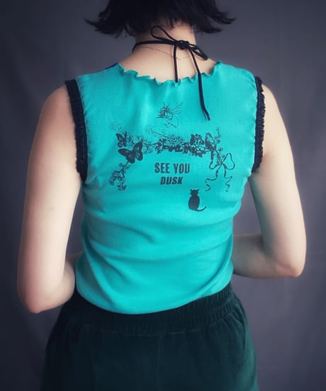 【Sway】<Extra Fabrics Sleeveless/See you> Underwear/Mint