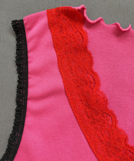 【Sway】<Extra Fabrics Sleeveless/Love> Underwear/Magenta