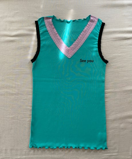 【Sway】<Extra Fabrics Sleeveless/See you> Underwear/Mint