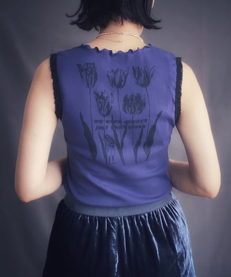 【Sway】<Extra Fabrics Sleeveless/Always> Underwear/Navy