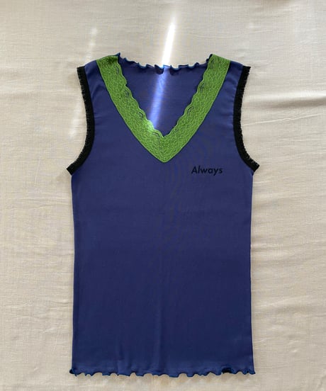 【Sway】<Extra Fabrics Sleeveless/Always> Underwear/Navy