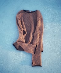 【Sway】<Cashmere L/S KniTee> Cafe au lait