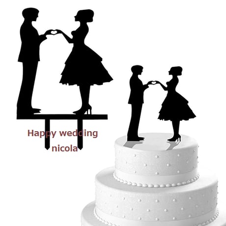 wedding cake Topper　Type 4