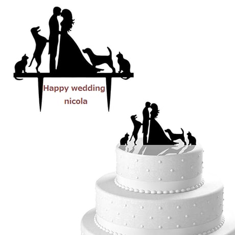wedding cake Topper　Type3