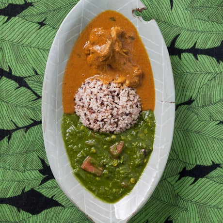 長期成熟鶏のチキンカレー（６個セット）(桃豚さんとのセット）