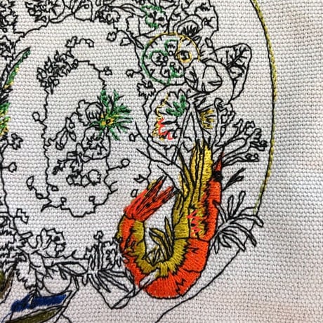 10th記念『CARRY the CURRY  』全体刺繍トート編※数量限定