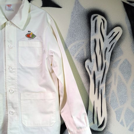 10th記念カレー背中に全刺繍カバーオール