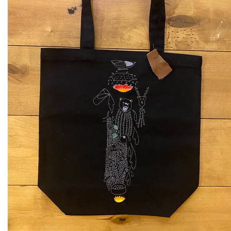『CARRY the CURRY  』レシピ全体刺繍トート編