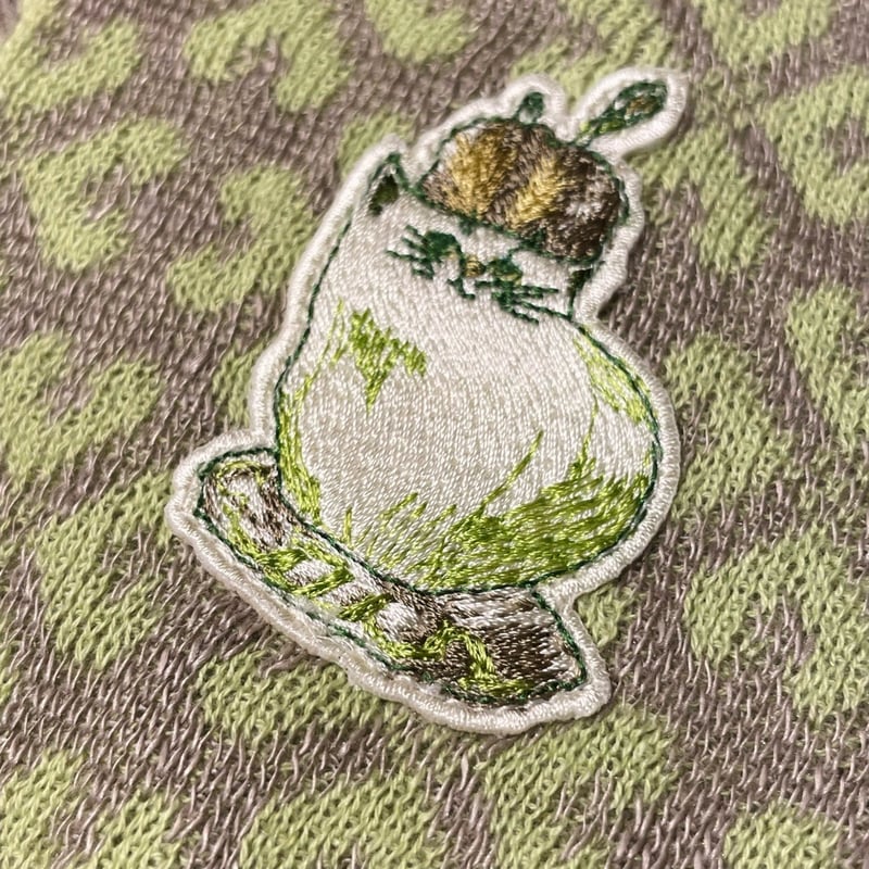 サボにゃんアームカバー（日本猫Ver.） | 森林食堂-Happa nursery-