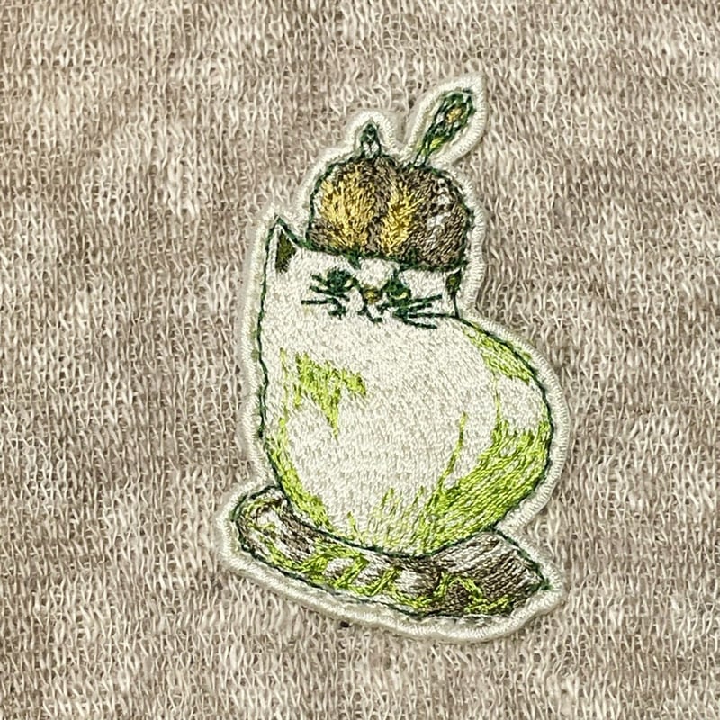 サボにゃんアームカバー（日本猫Ver.） | 森林食堂-Happa nursery-