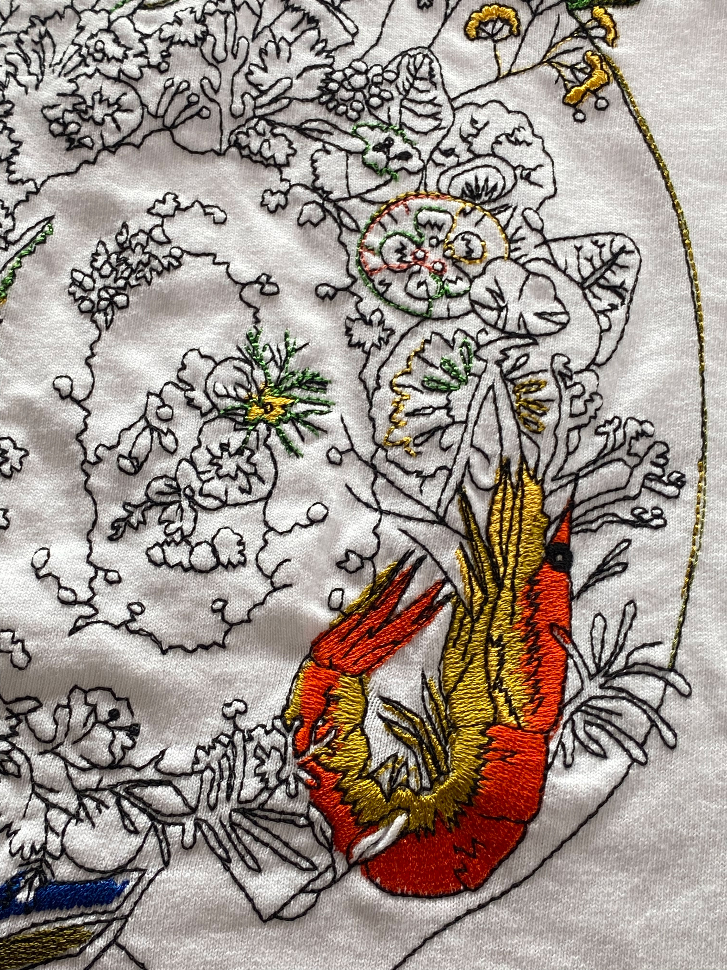 復刻⭐︎記念カレー全刺繍Tシャツ【受注生産】※受付は7／31まで | 森林 