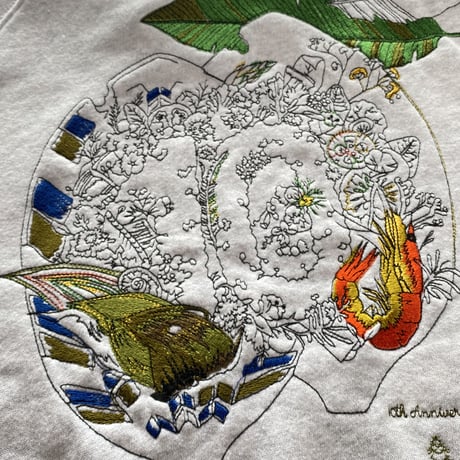 10th記念カレー背中に全刺繍ハンスエット【受注生産】※受付は5／25まで