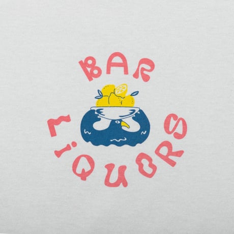 barliquors T-SHIRT ver.toyameg ICE GRAY