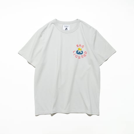 barliquors T-SHIRT ver.toyameg ICE GRAY