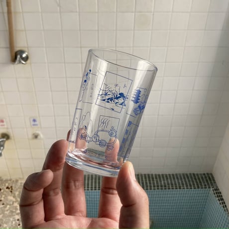 瓶ビール専用グラス　驛前溫泉