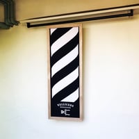 手ぬぐい Barberpole：Black or White