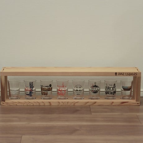 6ozビールグラス専用ディスプレイ