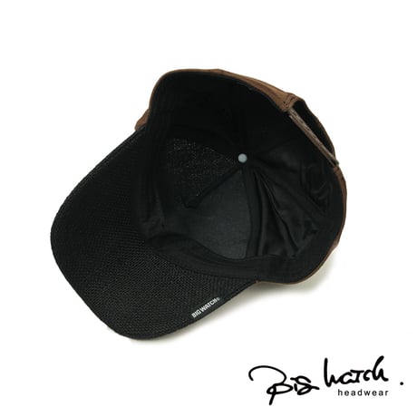 CPMCT-16 無地ヘンプコットンCAP  BROWN/BLACK/BROWN BIGWATCH(ビッグワッチ)