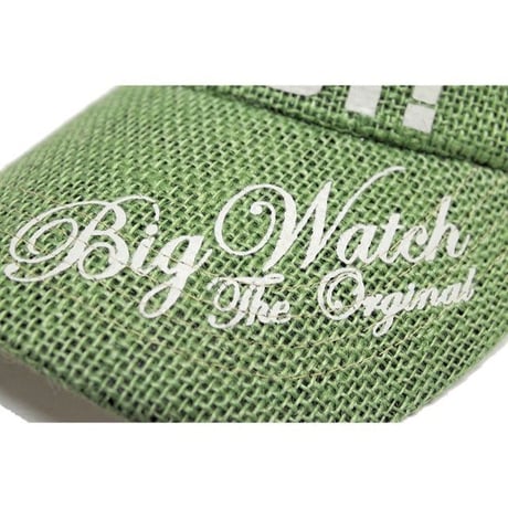 CP-15 　ヘンプキャップBIGWATCH　グリーン/ベージュ