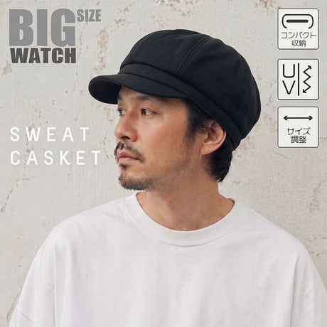 CAS-22　 スウェット アンパイアキャスケットBIGWATCH  ブラック