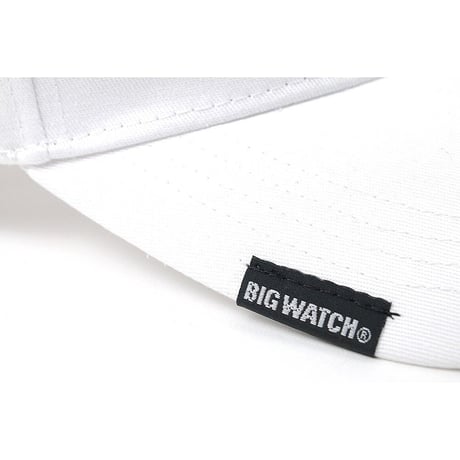 CP-43　 6パネルコットンキャップ BIGWATCH  ホワイト