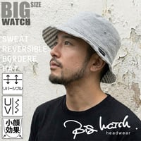 HA-17 　スウェットリバーシブルハットBIGWATCH　MIXグレー