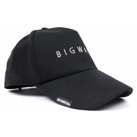 C-01　コットンCAP BIGWATCH　ブラック