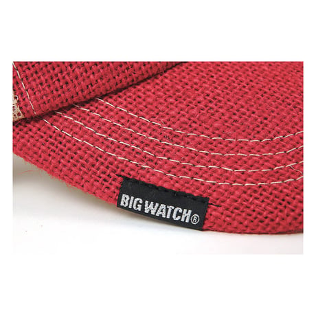 CP-04 　メッセージ ヘンプメッシュキャップ BIGWATCH   レッド/ベージュ