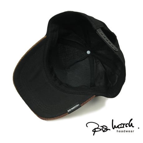 CPMCT-15　 無地ヘンプコットンCAP  BROWN/BLACK BIGWATCH(ビッグワッチ)