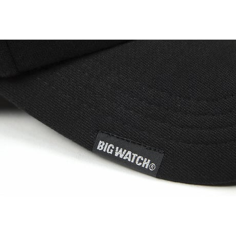 C-01　コットンCAP BIGWATCH　ブラック