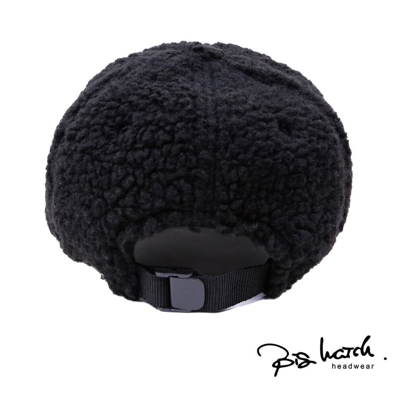 ボア素材 黒 キャップ ボアフリース キャップ ブラック BCP-01,BCP-02大きいサイズ 帽子