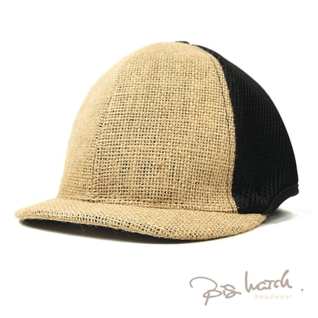 C-40R ヘンプメッシュアンパイア CAP ベージュ BIGWATCH