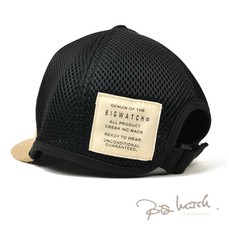 C-40R ヘンプメッシュアンパイア CAP ベージュ BIGWATCH