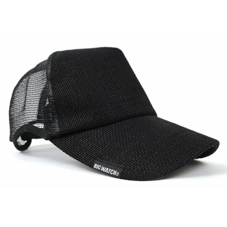 CPM-09R    無地 ヘンプ ラウンドCAP BIGWATCH   オールブラック