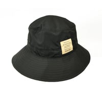 HA-36　ウォータープルーフパッカブルハット BIGWATCH ブラック 大きいサイズ 帽子