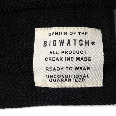 HM-02　ヘンプMIXリバーシブルBIGWATCH　ブラック/グレージュ